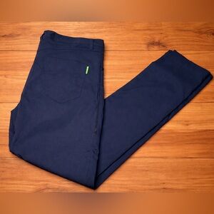Kathmandu Men’s Slim Fit Pants XL Navy Blue Stretch Travel Hiking Casual
